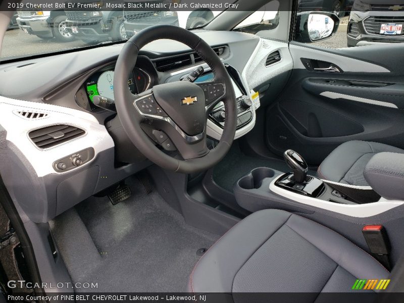  2019 Bolt EV Premier Dark Galvanized Gray Interior