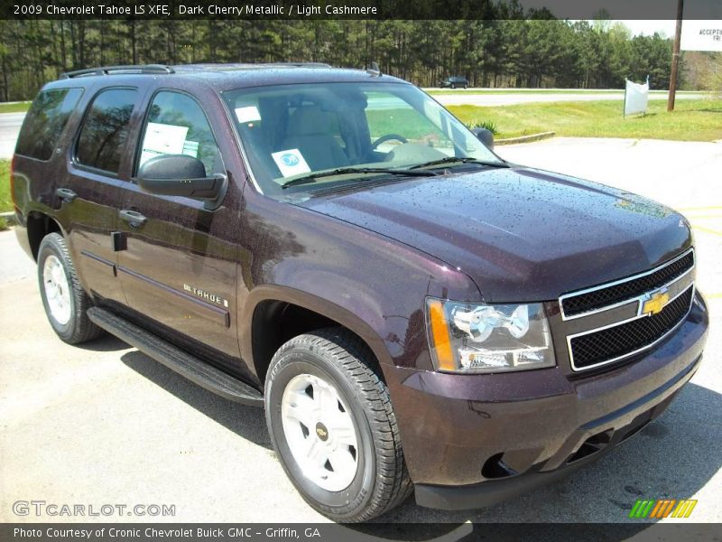 Dark Cherry Metallic / Light Cashmere 2009 Chevrolet Tahoe LS XFE