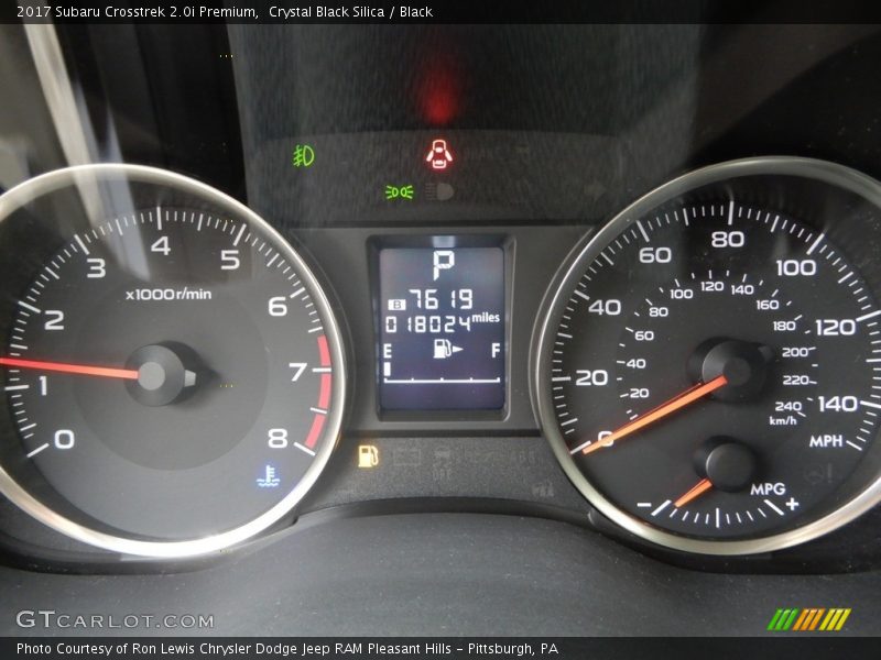 Crystal Black Silica / Black 2017 Subaru Crosstrek 2.0i Premium