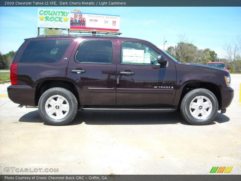 Dark Cherry Metallic / Light Cashmere 2009 Chevrolet Tahoe LS XFE