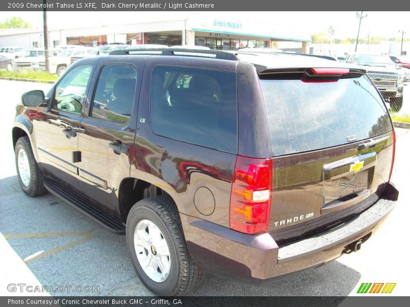 Dark Cherry Metallic / Light Cashmere 2009 Chevrolet Tahoe LS XFE