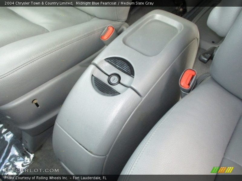 Midnight Blue Pearlcoat / Medium Slate Gray 2004 Chrysler Town & Country Limited