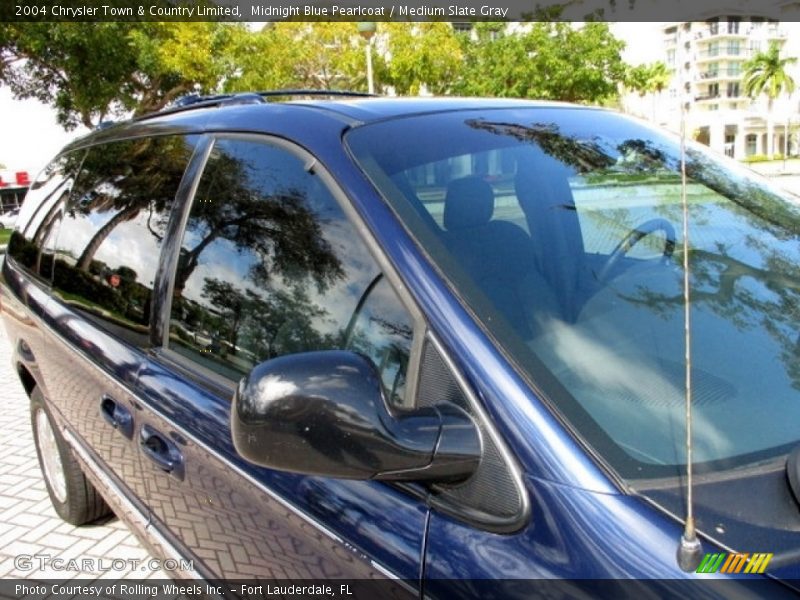 Midnight Blue Pearlcoat / Medium Slate Gray 2004 Chrysler Town & Country Limited