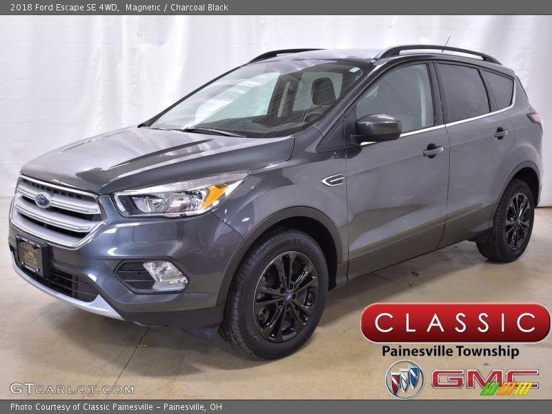 Magnetic / Charcoal Black 2018 Ford Escape SE 4WD