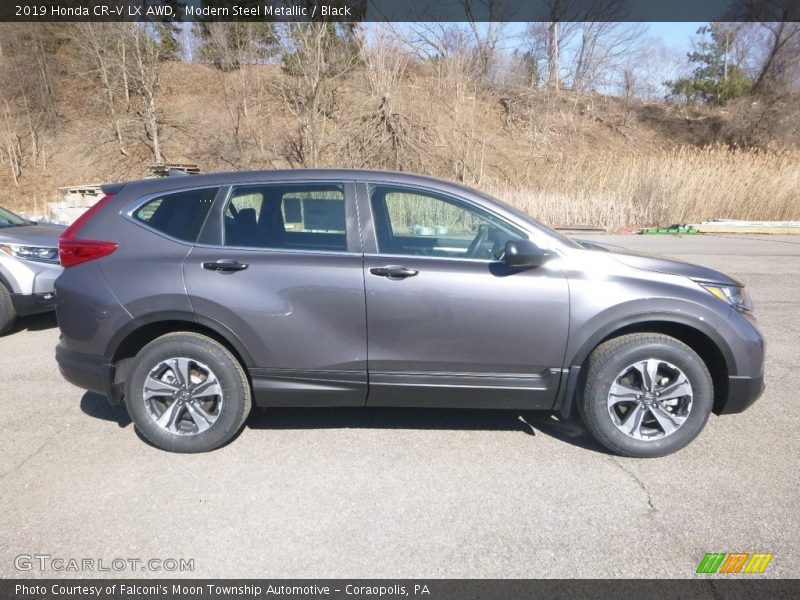 Modern Steel Metallic / Black 2019 Honda CR-V LX AWD