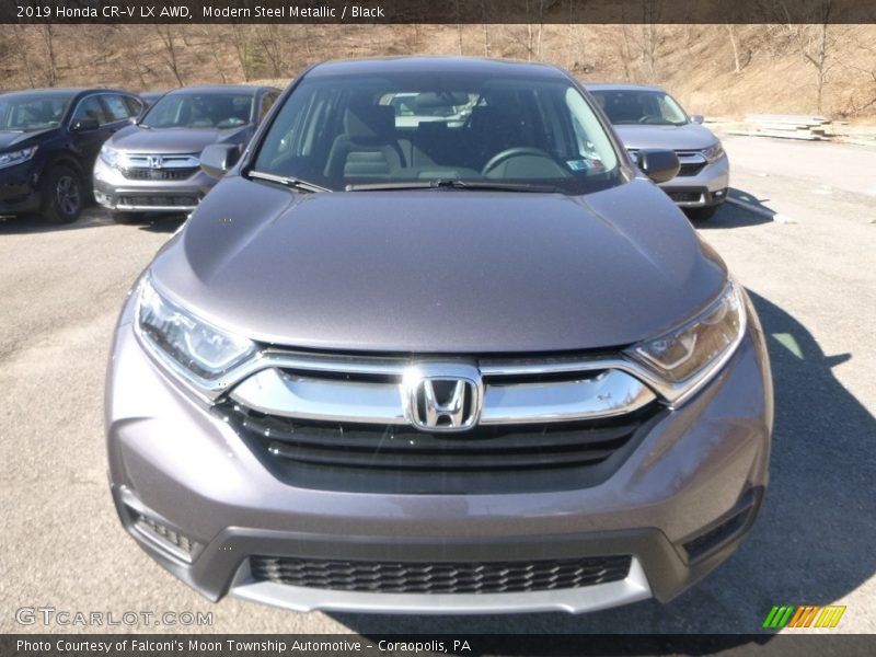 Modern Steel Metallic / Black 2019 Honda CR-V LX AWD
