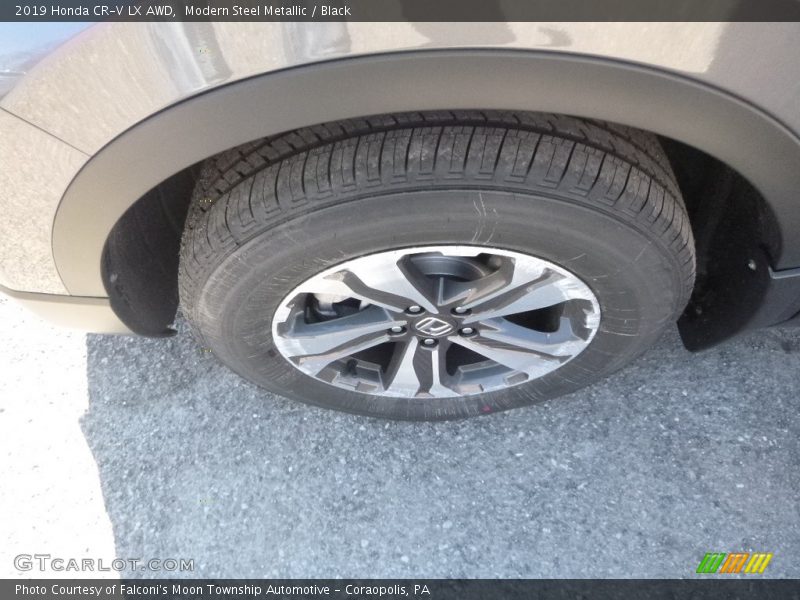 Modern Steel Metallic / Black 2019 Honda CR-V LX AWD