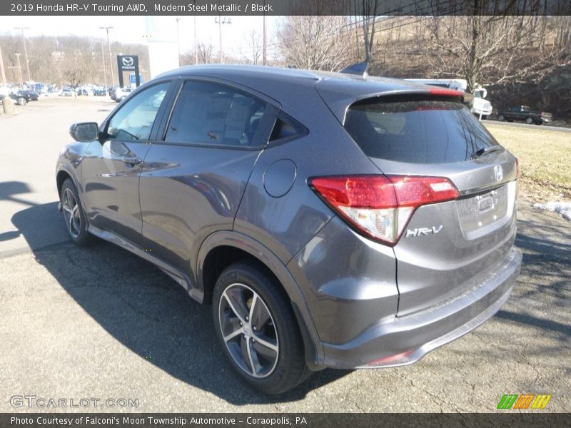 Modern Steel Metallic / Black 2019 Honda HR-V Touring AWD