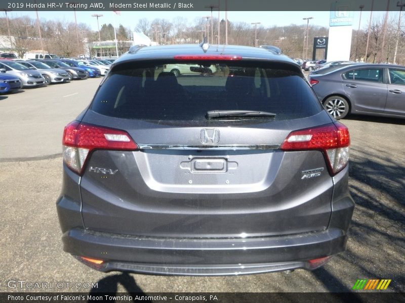 Modern Steel Metallic / Black 2019 Honda HR-V Touring AWD