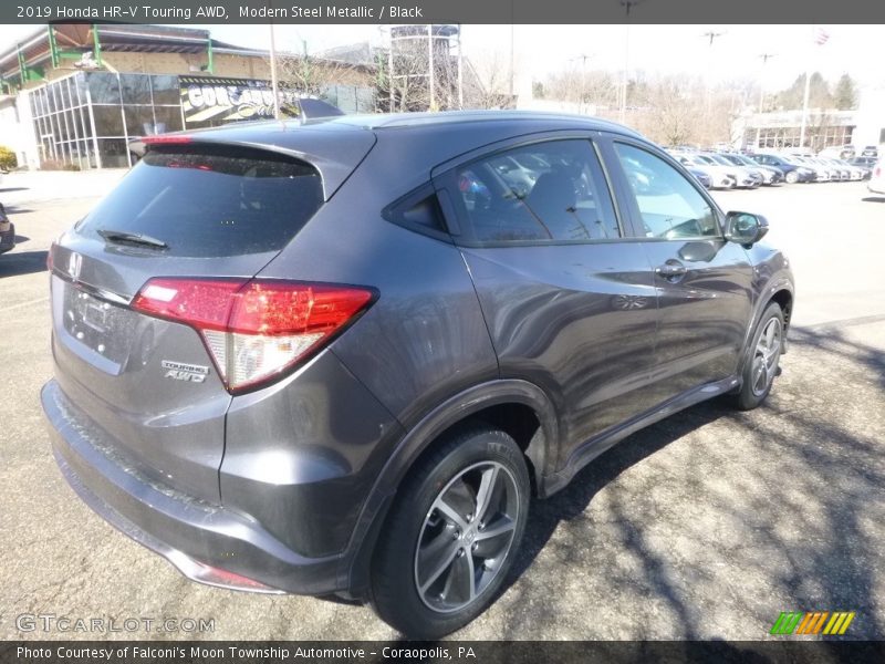 Modern Steel Metallic / Black 2019 Honda HR-V Touring AWD