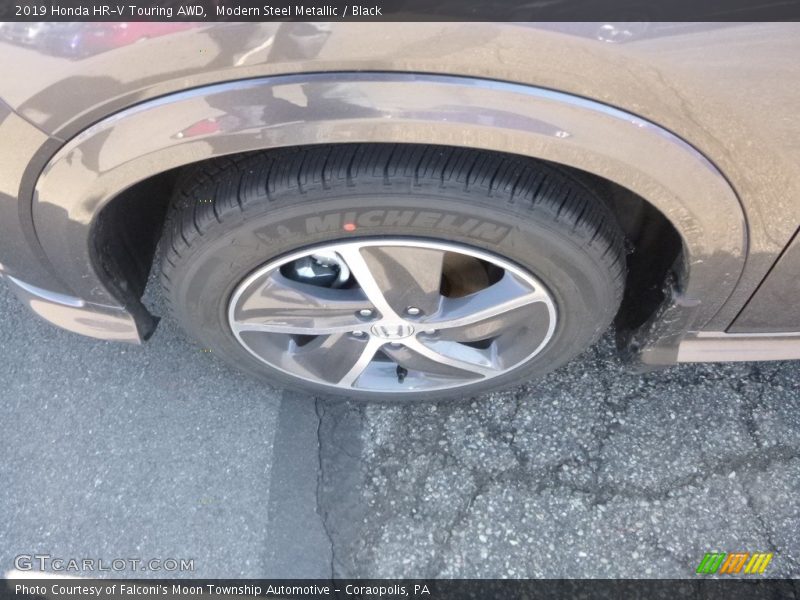 Modern Steel Metallic / Black 2019 Honda HR-V Touring AWD