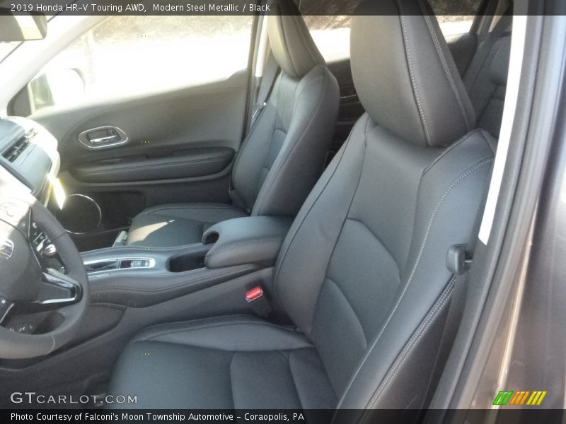 Modern Steel Metallic / Black 2019 Honda HR-V Touring AWD