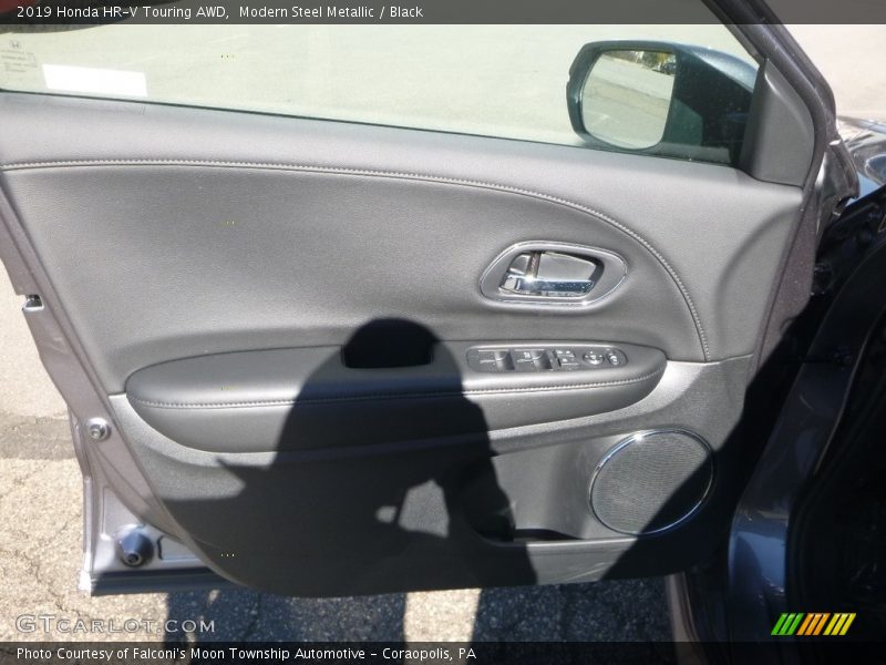 Modern Steel Metallic / Black 2019 Honda HR-V Touring AWD
