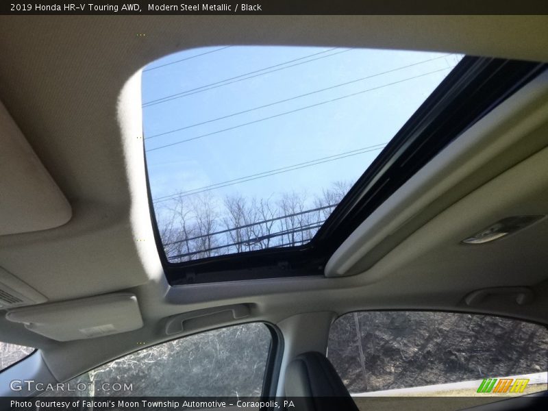 Modern Steel Metallic / Black 2019 Honda HR-V Touring AWD