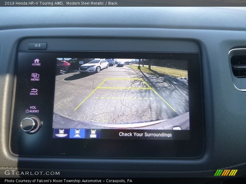 Modern Steel Metallic / Black 2019 Honda HR-V Touring AWD