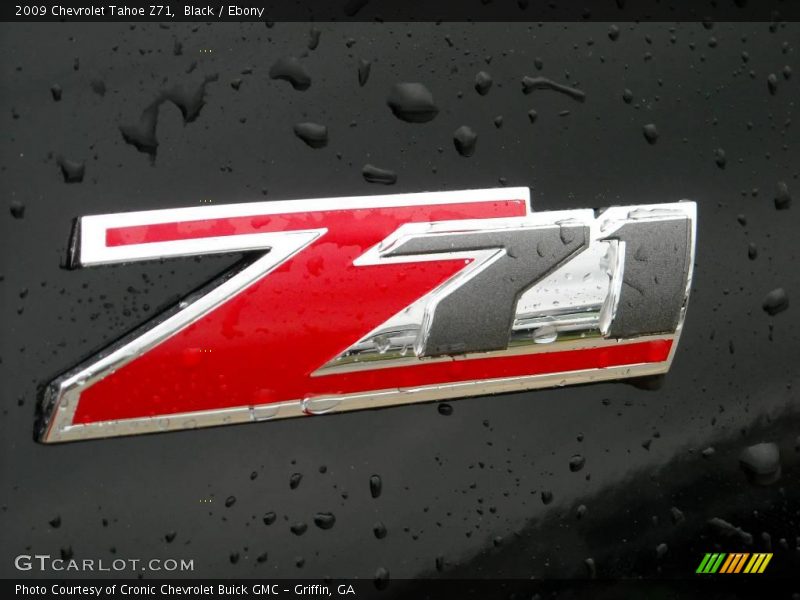 Black / Ebony 2009 Chevrolet Tahoe Z71