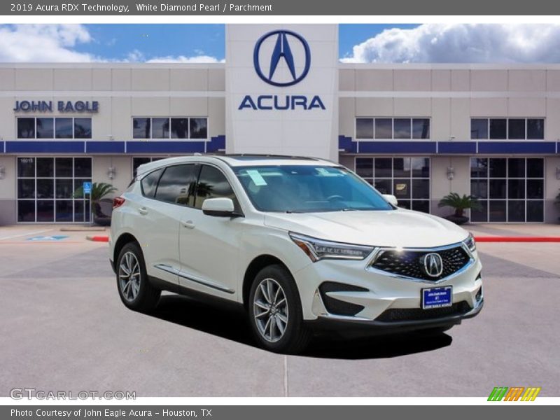 White Diamond Pearl / Parchment 2019 Acura RDX Technology