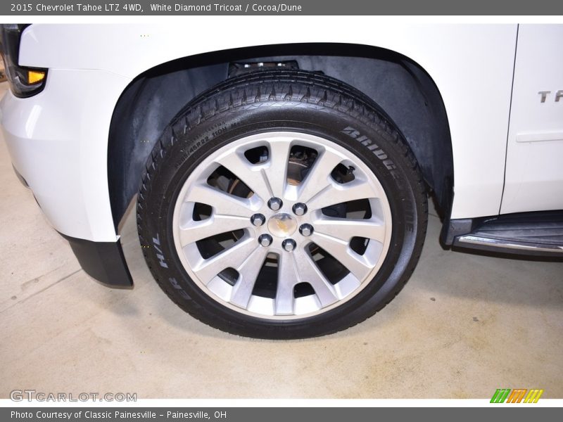 White Diamond Tricoat / Cocoa/Dune 2015 Chevrolet Tahoe LTZ 4WD