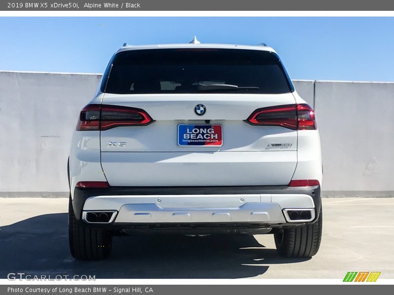 Alpine White / Black 2019 BMW X5 xDrive50i