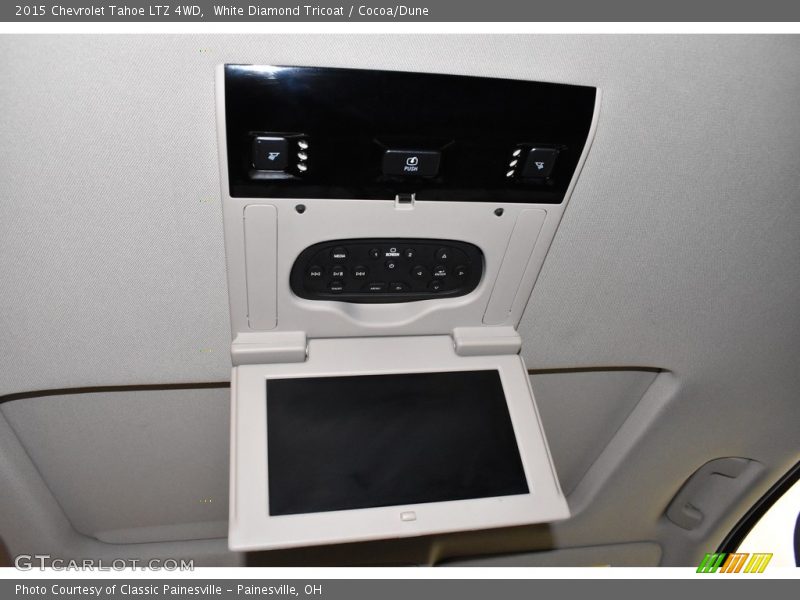 White Diamond Tricoat / Cocoa/Dune 2015 Chevrolet Tahoe LTZ 4WD
