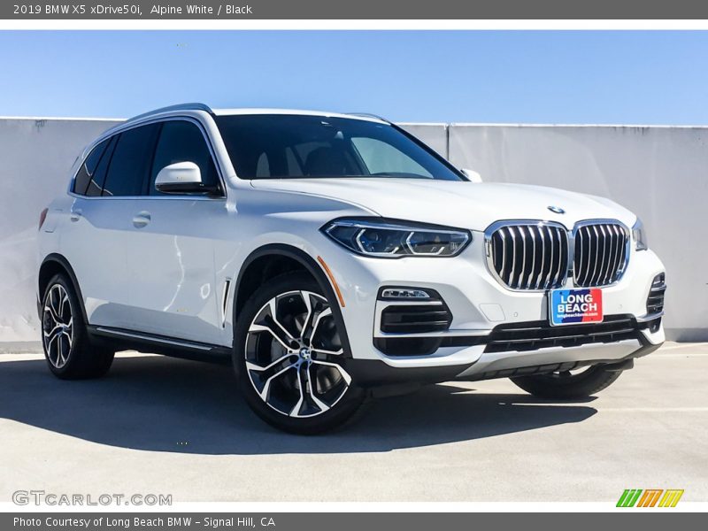 Alpine White / Black 2019 BMW X5 xDrive50i