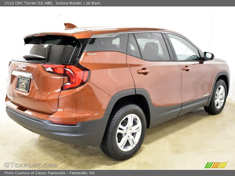 Sedona Metallic / Jet Black 2019 GMC Terrain SLE AWD