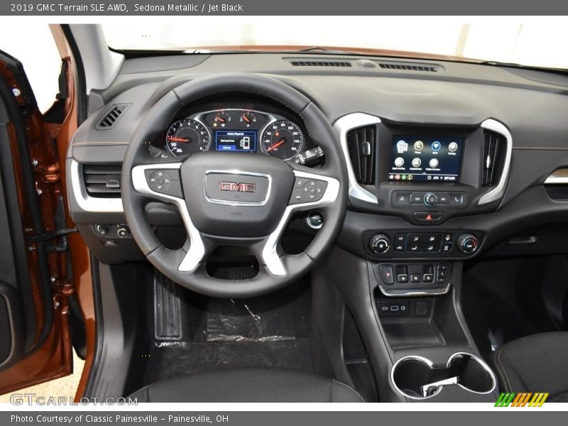Sedona Metallic / Jet Black 2019 GMC Terrain SLE AWD