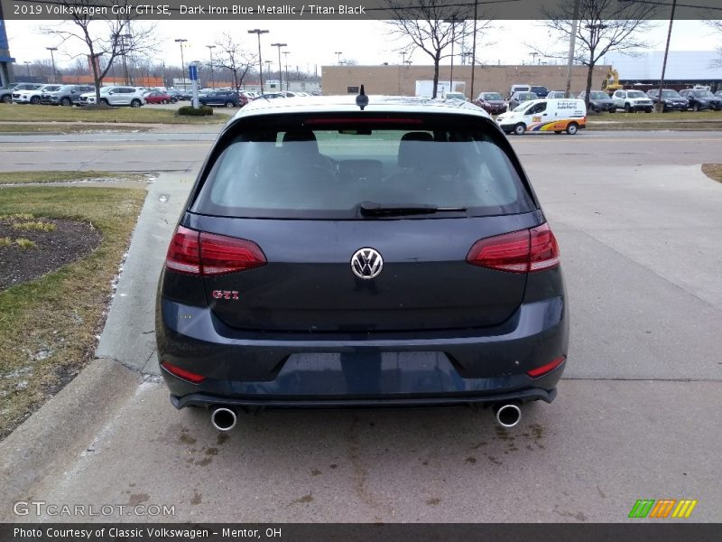 Dark Iron Blue Metallic / Titan Black 2019 Volkswagen Golf GTI SE