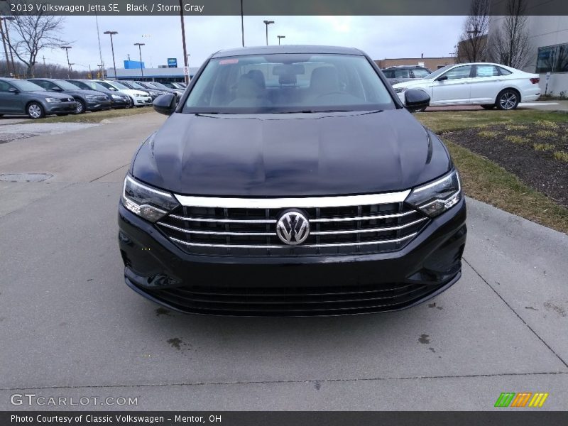 Black / Storm Gray 2019 Volkswagen Jetta SE
