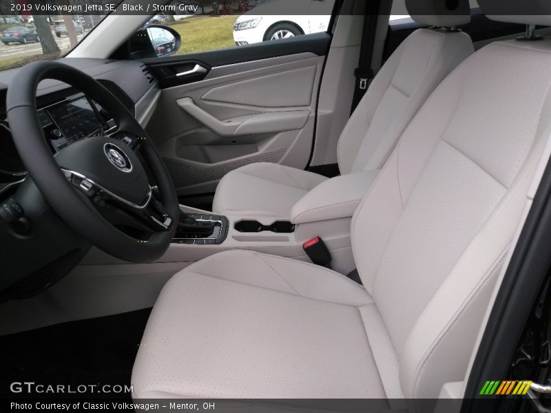 Black / Storm Gray 2019 Volkswagen Jetta SE