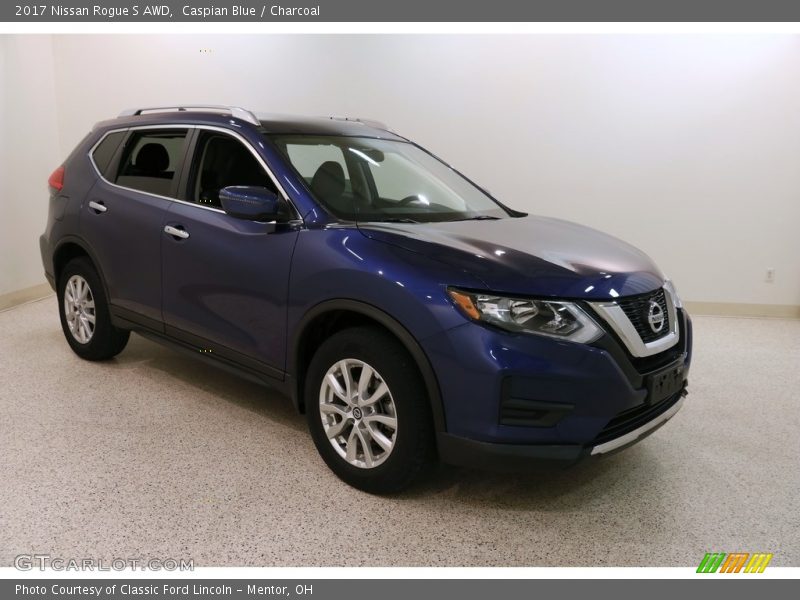 Caspian Blue / Charcoal 2017 Nissan Rogue S AWD