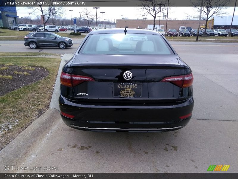 Black / Storm Gray 2019 Volkswagen Jetta SE
