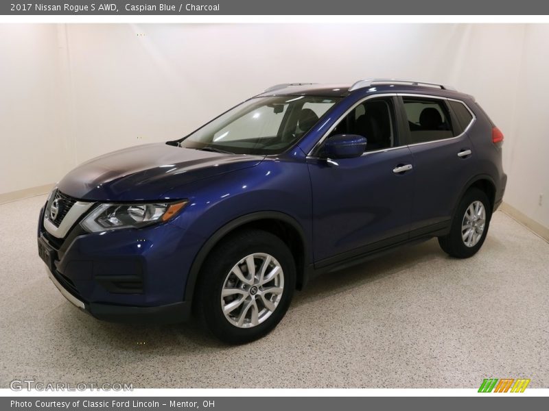 Caspian Blue / Charcoal 2017 Nissan Rogue S AWD