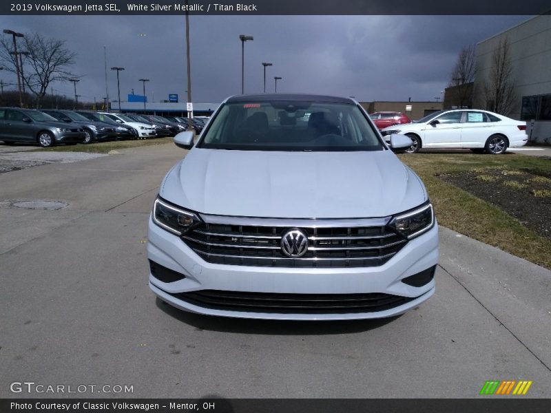 White Silver Metallic / Titan Black 2019 Volkswagen Jetta SEL