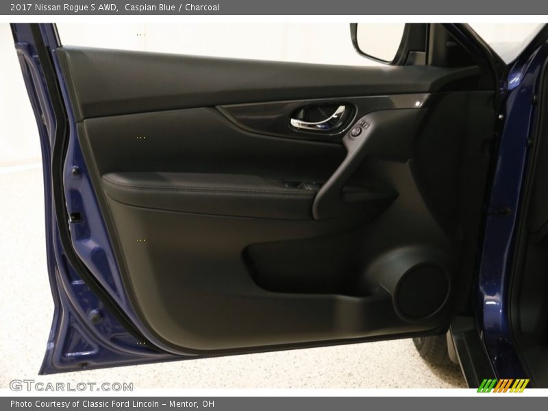 Caspian Blue / Charcoal 2017 Nissan Rogue S AWD
