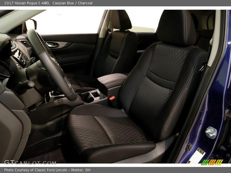 Caspian Blue / Charcoal 2017 Nissan Rogue S AWD