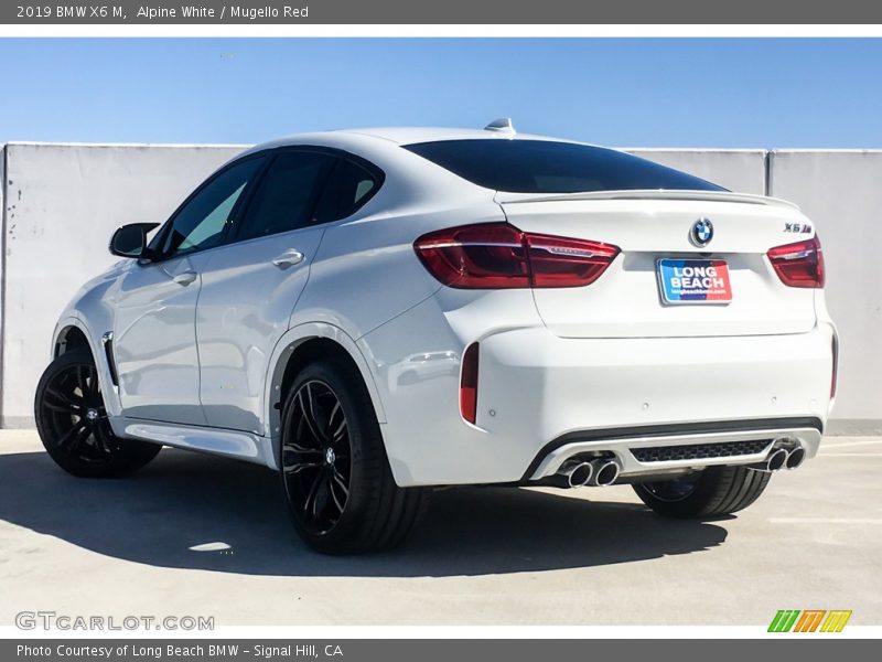 Alpine White / Mugello Red 2019 BMW X6 M