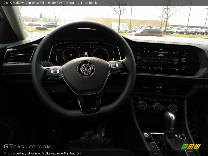 White Silver Metallic / Titan Black 2019 Volkswagen Jetta SEL