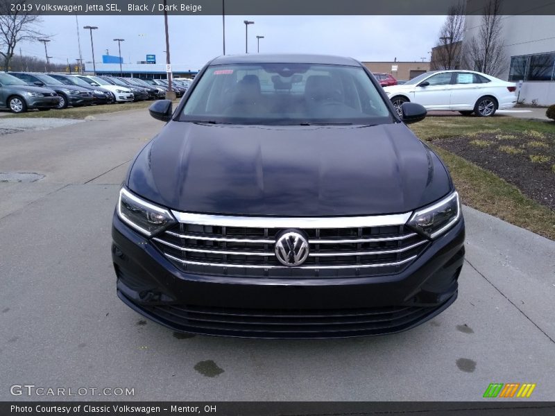 Black / Dark Beige 2019 Volkswagen Jetta SEL