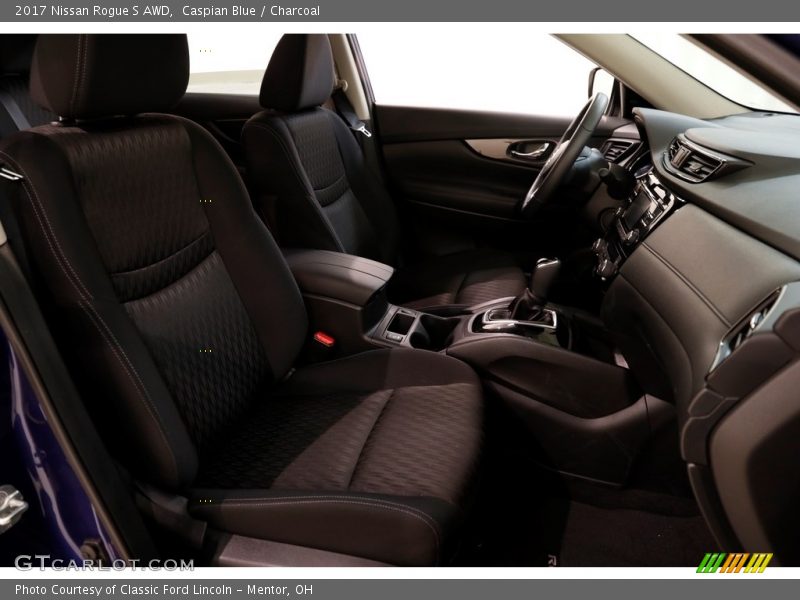 Caspian Blue / Charcoal 2017 Nissan Rogue S AWD