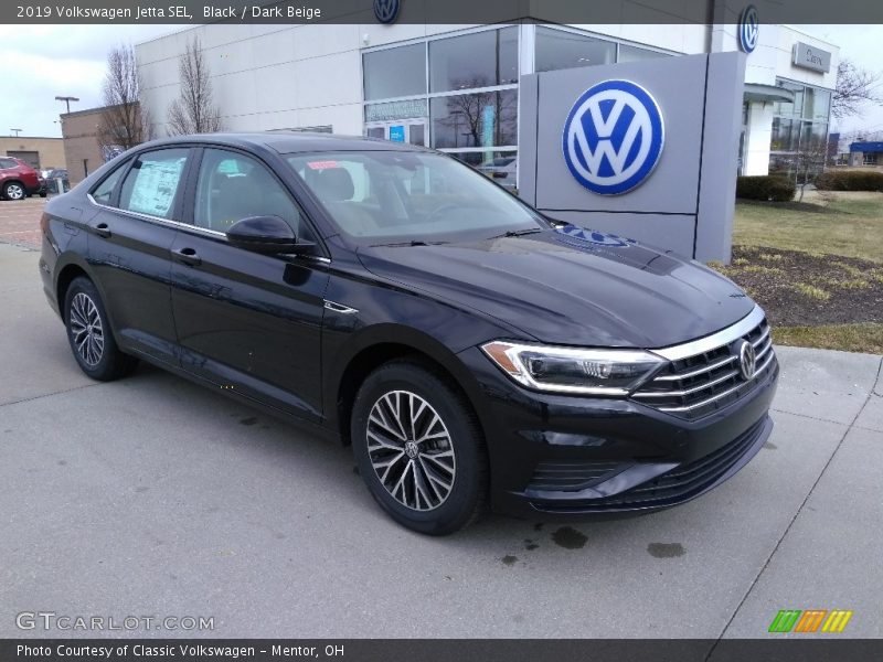 Black / Dark Beige 2019 Volkswagen Jetta SEL