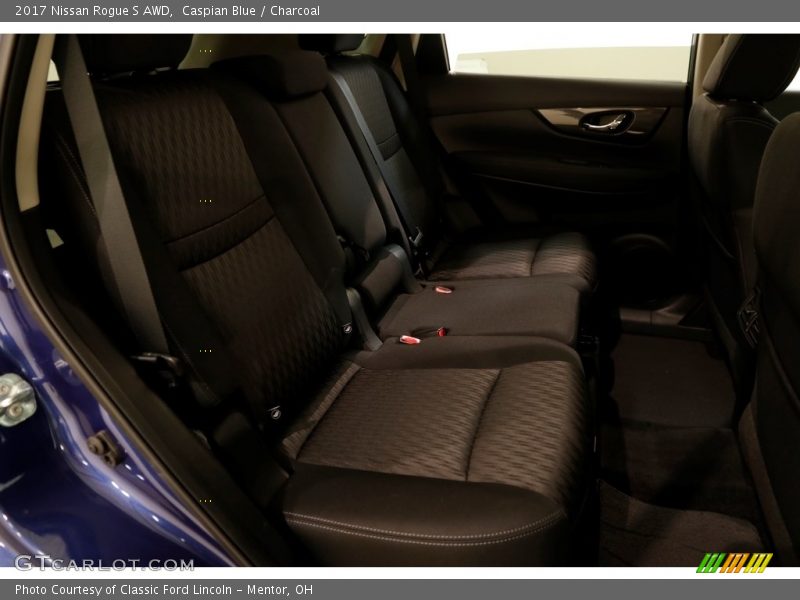 Caspian Blue / Charcoal 2017 Nissan Rogue S AWD
