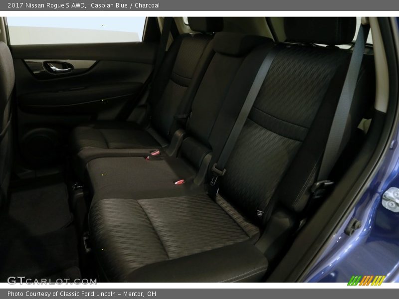 Caspian Blue / Charcoal 2017 Nissan Rogue S AWD