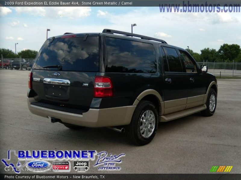 Stone Green Metallic / Camel 2009 Ford Expedition EL Eddie Bauer 4x4