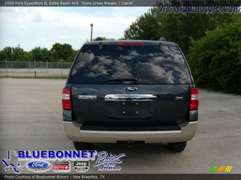 Stone Green Metallic / Camel 2009 Ford Expedition EL Eddie Bauer 4x4