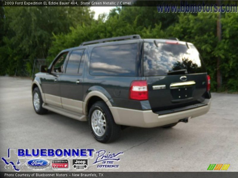 Stone Green Metallic / Camel 2009 Ford Expedition EL Eddie Bauer 4x4