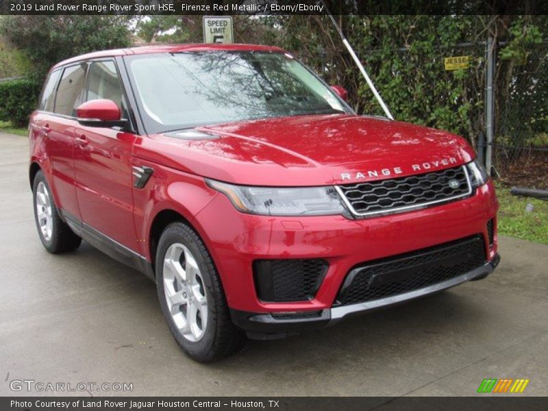 Firenze Red Metallic / Ebony/Ebony 2019 Land Rover Range Rover Sport HSE