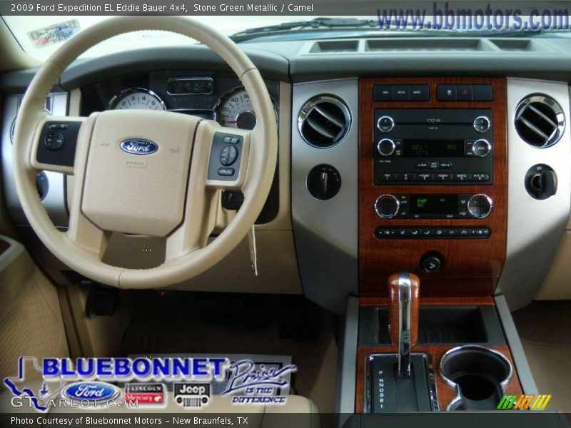 Stone Green Metallic / Camel 2009 Ford Expedition EL Eddie Bauer 4x4