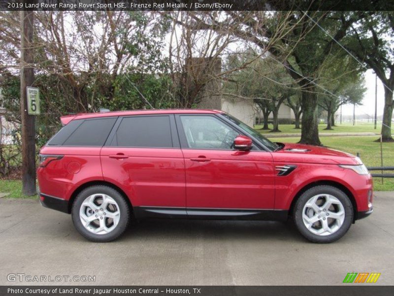 Firenze Red Metallic / Ebony/Ebony 2019 Land Rover Range Rover Sport HSE