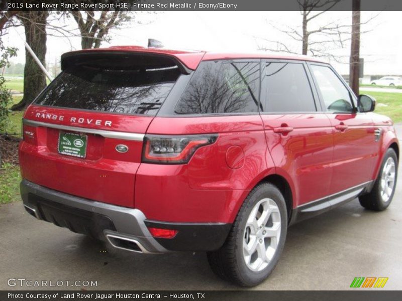 Firenze Red Metallic / Ebony/Ebony 2019 Land Rover Range Rover Sport HSE